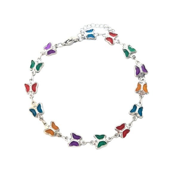 PCA-58 pulsera mariposas acero quirurgico