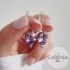 ASW-111 Aros Colgante Brisura Cristal Swarovski Plata 925 Vitrail Light