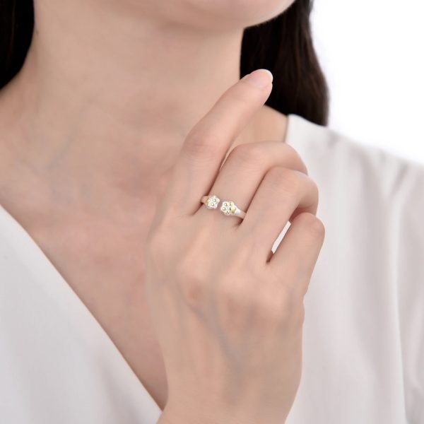 Anillo de Huella Regulable Plata 925