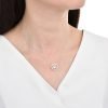 Collar Corazon y Punto de Luz Cristales