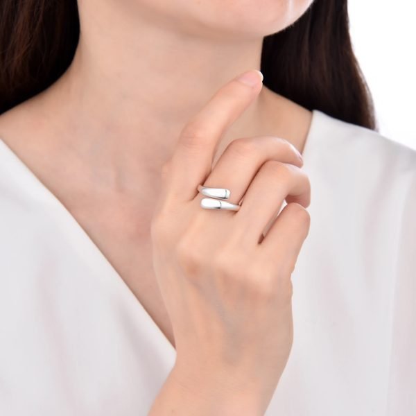 Anillo Inflado Regulable Plata 925
