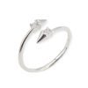Anillo Puntas Cristal Regulable Plata 925