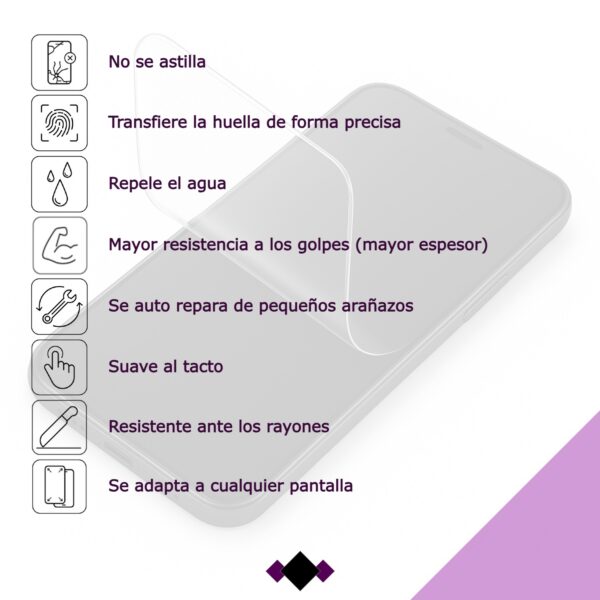 Film Hidrogel reforzado Celular
