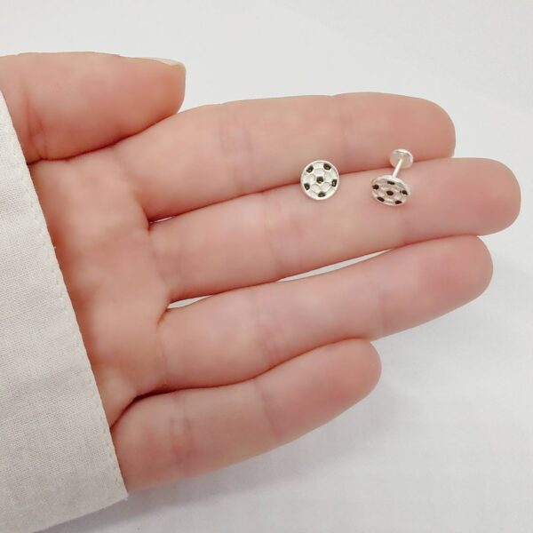 Aros Abridores Pelota de Futbol Laminado Plata Premium - Imagen 3