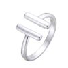 Anillo Regulable Barras Plata 925
