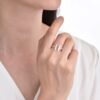 Anillo Regulable Barras Plata 925