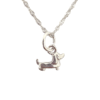 Collar perro salchicha plata 925