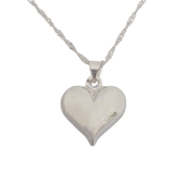 DI-93-CA-3 collar con dije corazon inflado