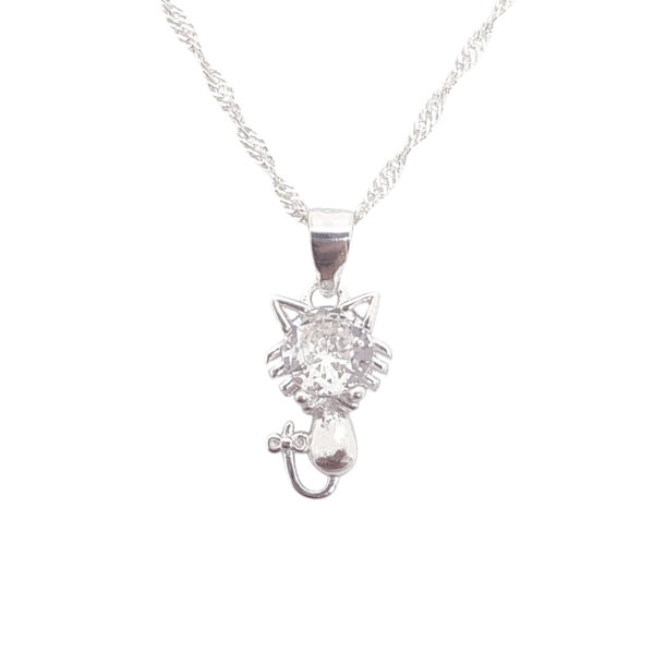 DI-56-CA-3 collar gato cristal
