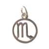 DI-253 Dije Signo Zodíaco Escorpio Plata 925