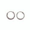 AAR-205 Aros Argollas Gruesas 2mm Plata 925 12mm