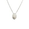 Collar Medalla Milagrosa Pasante Plata 925