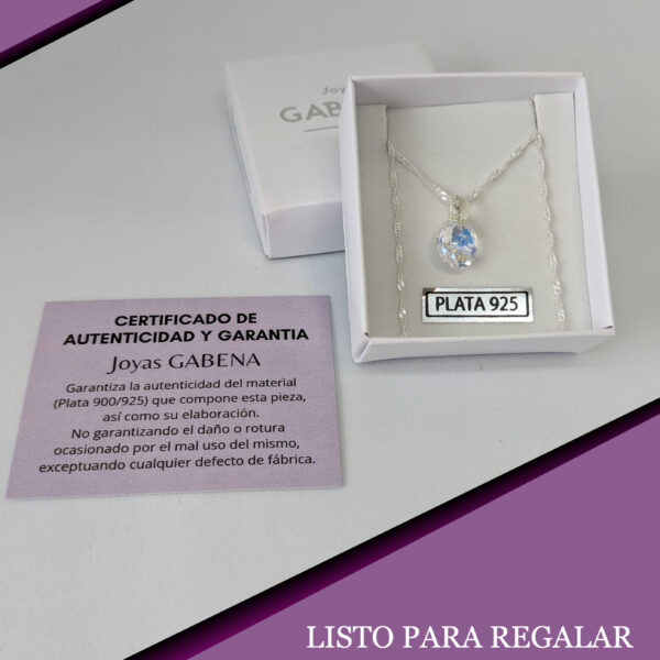 Collar Con Cristal Sw Gota 12mm pack
