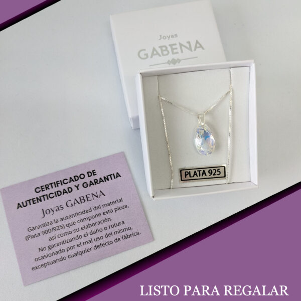 Collar Con Cristal Sw Gota 16mm pack