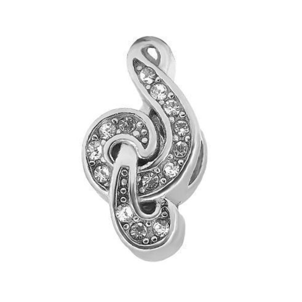 Dije Charm Clave de Sol Acero Quirúrgico