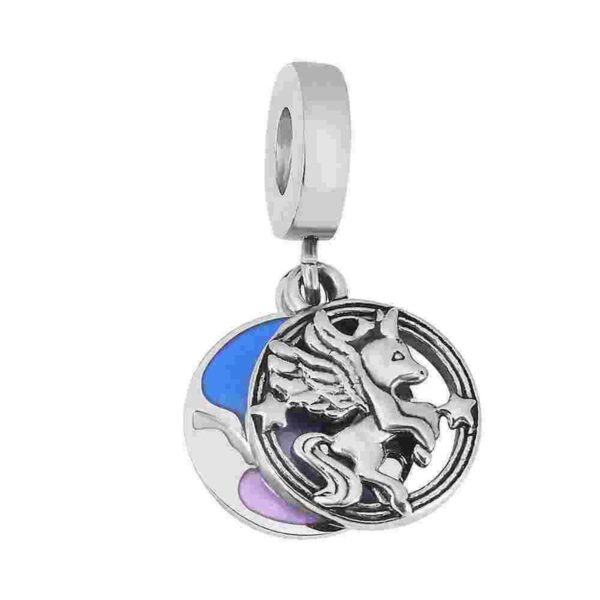 Dije Charm Unicornio Mágico Acero Quirúrgico