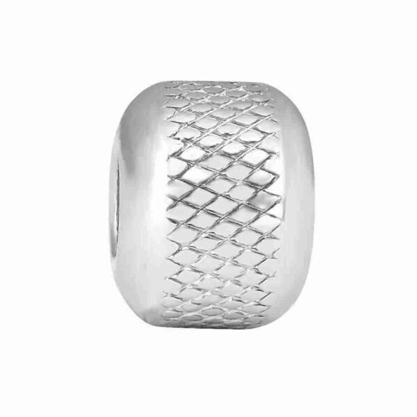 Dije Charm Dona Tramada 10mm Acero Quirúrgico