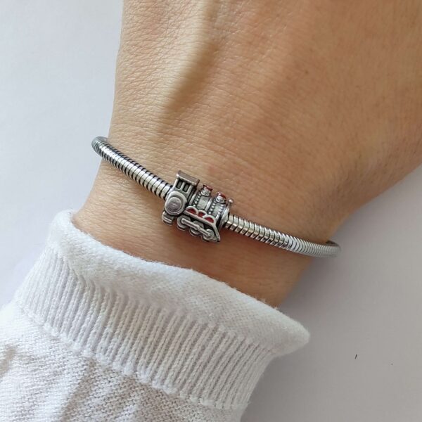 Dije Charm Tren Acero Quirúrgico