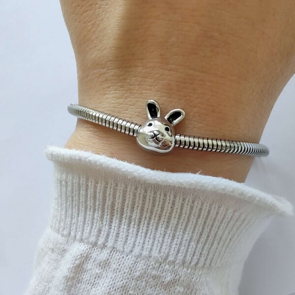Dije Charm Conejo Acero Quirúrgico