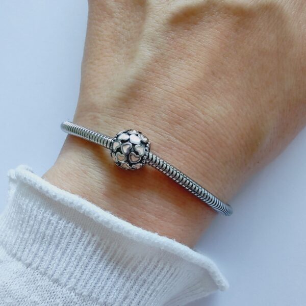 Dije Charm Dona Corazoncitos Acero Quirúrgico