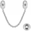 Dije Charm Dona Stopper Cadena Acero Quirúrgico