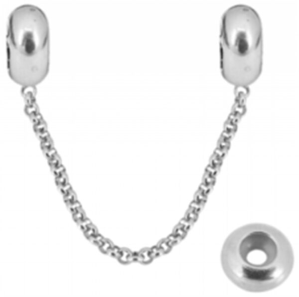 Dije Charm Dona Stopper Cadena Acero Quirúrgico