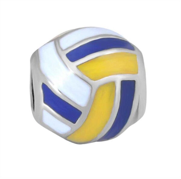 Dije Charm Pelota Voley Acero Quirúrgico