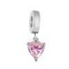 Dije Charm Corazon Cristal Acero Quirúrgico