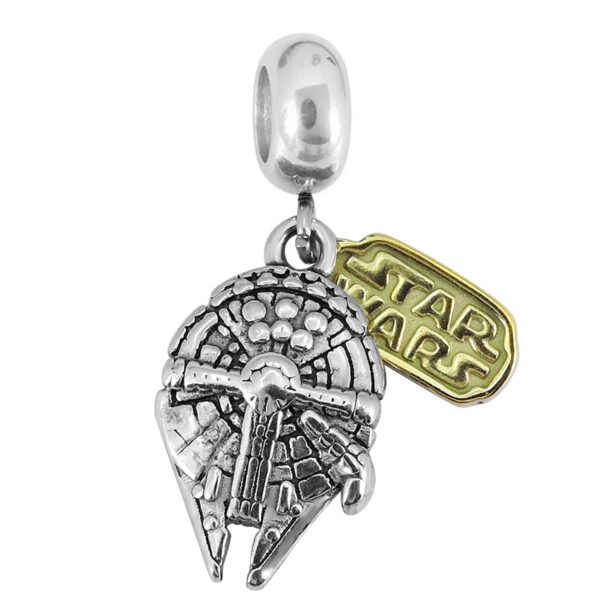 Dije Charm Halcon Milenario Acero Quirúrgico