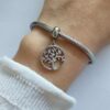 Dije Charm Arbol de la Vida Acero Quirúrgico Plateado