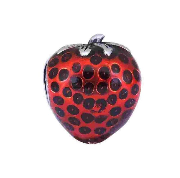 Dije Charm Frutilla Acero Quirúrgico