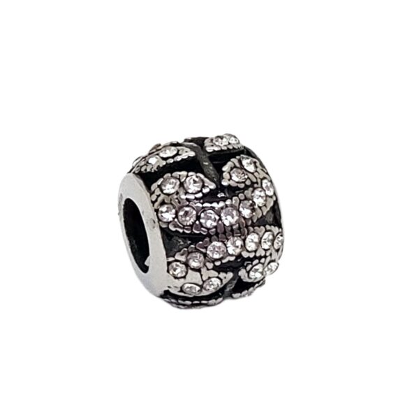 Dije Charm Espiga Cristales Acero Quirúrgico 2