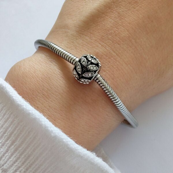 Dije Charm Espiga Cristales Acero Quirúrgico 2