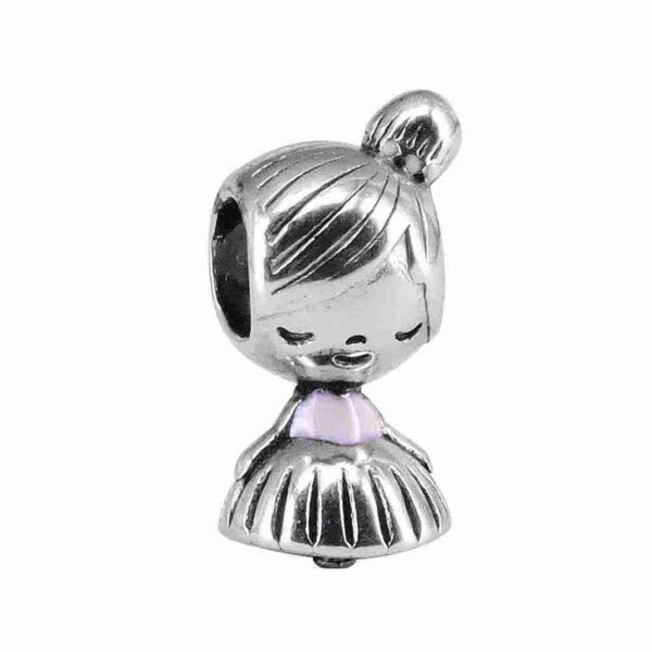 Dije Charm Bailarina Acero Quirúrgico