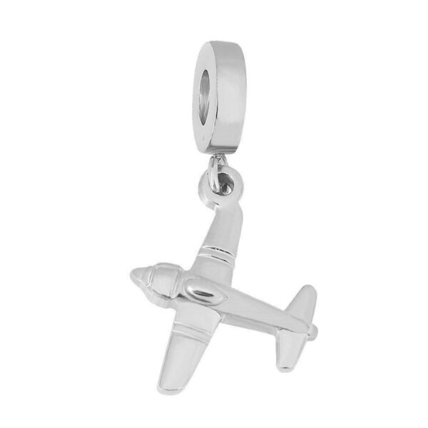 Dije Charm Avion Acero Quirúrgico