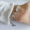 Pulsera Regulable Para Charms Acero Quirúrgico