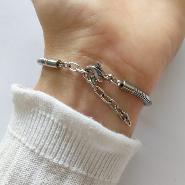 ulsera Ajustable Para Charms Acero Quirúrgico