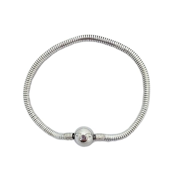 Pulsera Para Charms Acero Quirúrgico