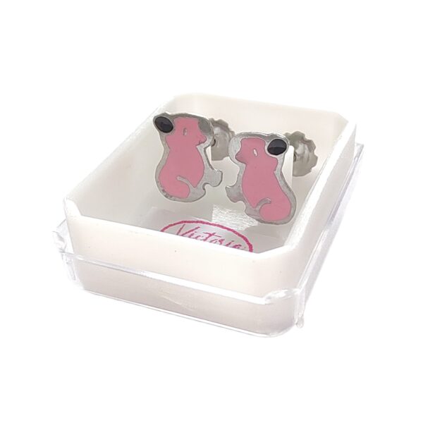 AA-180 aros abridores capibara carpincho acero rosa