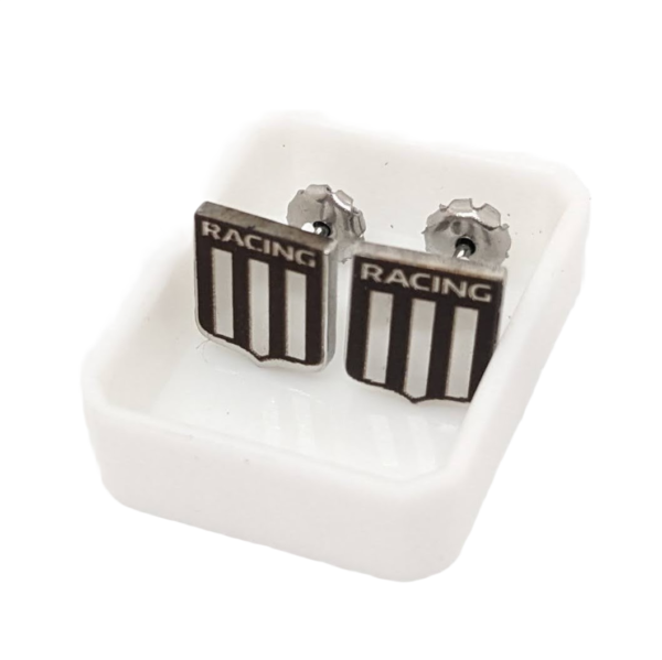 Aros Abridores Escudo Acero Quirúrgico - Racing