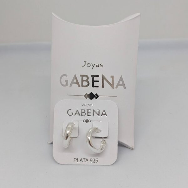 Aros Argollas Gruesas 16mm Plata 925