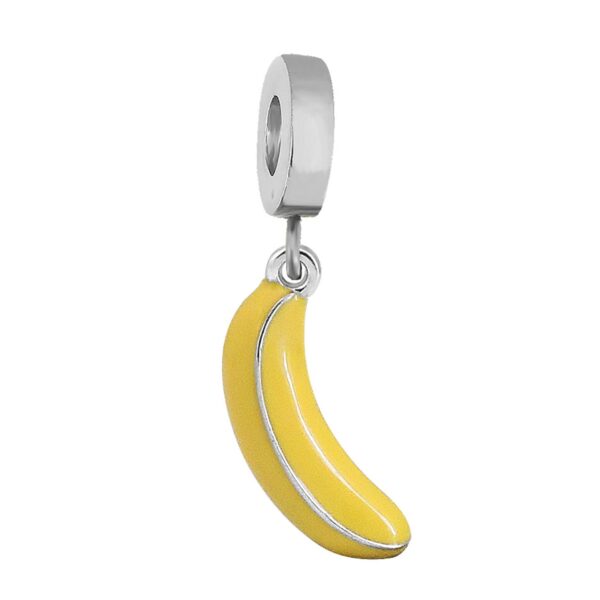Dije Charm Banana Acero Quirúrgico