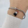Dije Charm Lapiz Labial Acero Quirúrgico