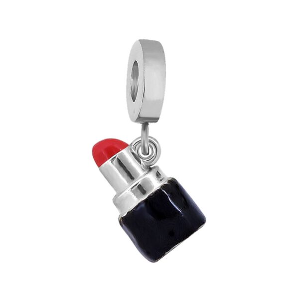 Dije Charm Lapiz Labial Acero Quirúrgico