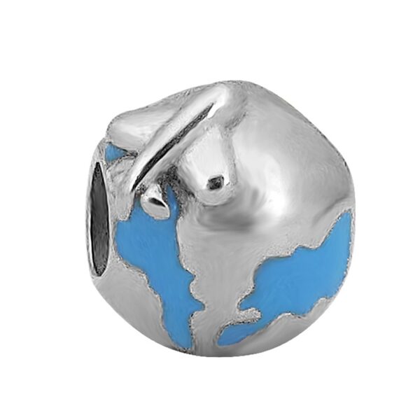 Dije Charm Mundo Acero Quirúrgico