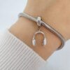 Dije Charm Auriculares Acero Quirúrgico