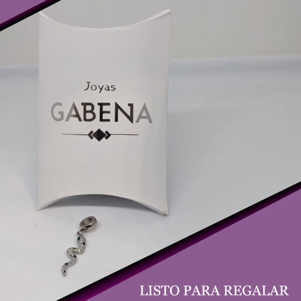 Charm Serpiente Colgante Acero Quirúrgico