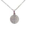 Collar San Benito Con Doble Cara Acero Quirúrgico - 14mm