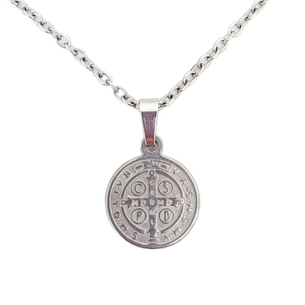 Collar San Benito Con Doble Cara Acero Quirúrgico - 14mm