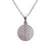 Collar San Benito Con Doble Cara Acero Quirúrgico - 14mm frente